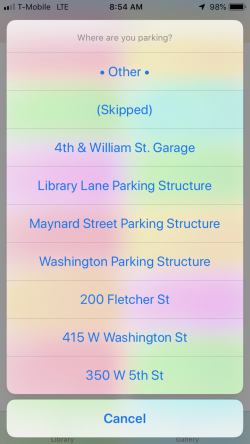 Screenshot for Apple Siri Shortcuts Garage Park 2