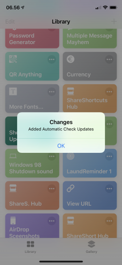 Screenshot for Apple Siri Shortcuts Shortcuts Updater 5