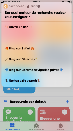 Screenshot for Apple Siri Shortcuts Safe Search🔥 Free🔮 1