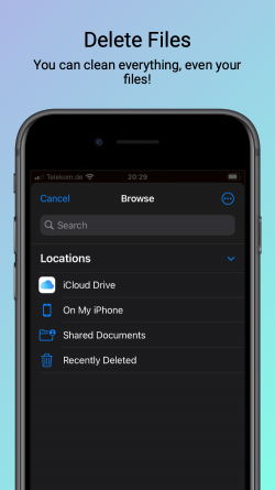 Screenshot for Apple Siri Shortcuts iClean 4