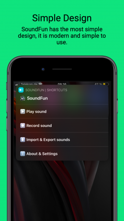 Screenshot for Apple Siri Shortcuts SoundFun 1