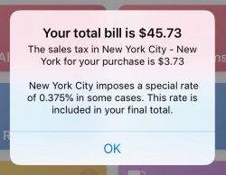 Screenshot for Apple Siri Shortcuts Sales Tax Calculator 4