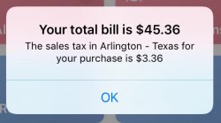 Screenshot for Apple Siri Shortcuts Sales Tax Calculator 5