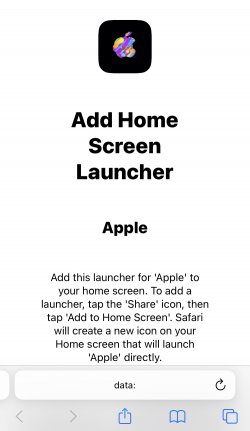 Screenshot for Apple Siri Shortcuts WebAppCreator 1