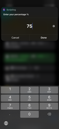 Screenshot for Apple Siri Shortcuts iKnow % 2