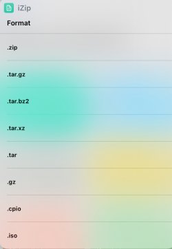 Screenshot for Apple Siri Shortcuts iZip 1