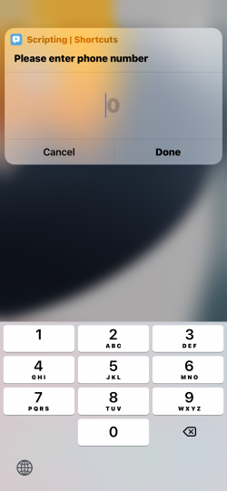 Screenshot for Apple Siri Shortcuts What’sApp 3