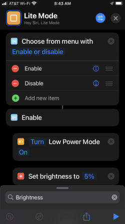 Screenshot for Apple Siri Shortcuts Lite Mode 1