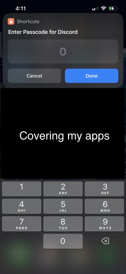 Screenshot for Apple Siri Shortcuts App Locker 1