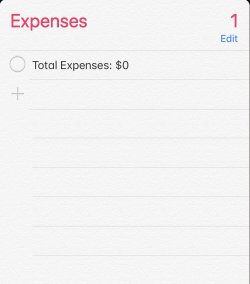 Screenshot for Apple Siri Shortcuts Log Expenses 2