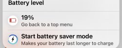 Screenshot for Apple Siri Shortcuts battery auto mode 2