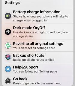 Screenshot for Apple Siri Shortcuts battery auto mode 3