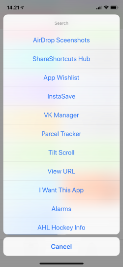Screenshot for Apple Siri Shortcuts ShareShort Hub 4
