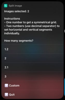 Screenshot for Apple Siri Shortcuts Split Image 1