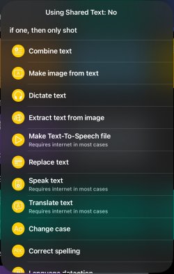 Screenshot for Apple Siri Shortcuts Text Tools FREE 2