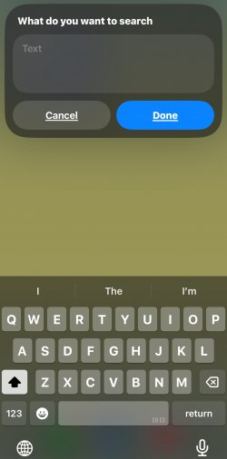 Screenshot for Apple Siri Shortcuts Quick Search 1