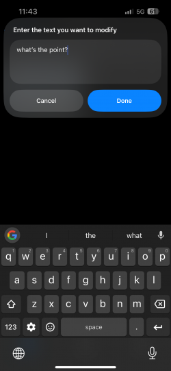 Screenshot for Apple Siri Shortcuts Clapify 👏 Text 👏 2