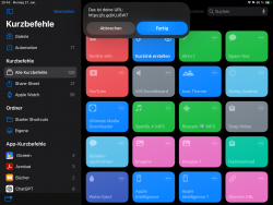 Screenshot for Apple Siri Shortcuts Kurzlink erstellen 2