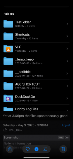 Screenshot for Apple Siri Shortcuts BUG iOS 18.6.2 (22G100) 3