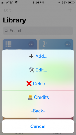 Screenshot for Apple Siri Shortcuts Wallet 1