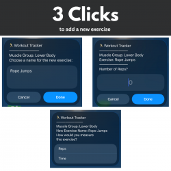 Screenshot for Apple Siri Shortcuts Workout Tracker 2