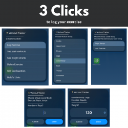 Screenshot for Apple Siri Shortcuts Workout Tracker 3