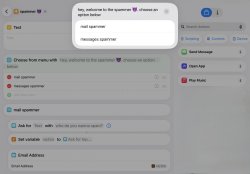 Screenshot for Apple Siri Shortcuts spammer 😈 1