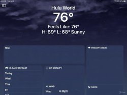 Screenshot for Apple Siri Shortcuts Custom Weather 1