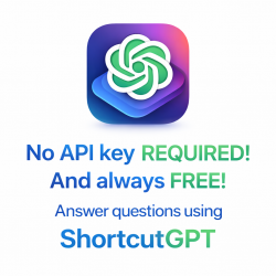 Screenshot for Apple Siri Shortcuts ShortcutGPT 1