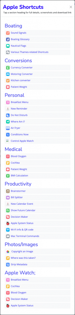 Screenshot for Apple Siri Shortcuts AppleShortcuts.co.uk 1
