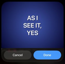 Screenshot for Apple Siri Shortcuts Magic 8 Ball 1