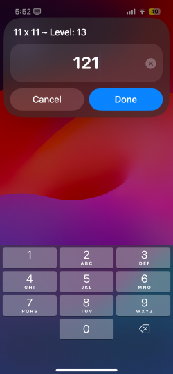 Screenshot for Apple Siri Shortcuts Eva Tsunaka’s Endless Multiplication 2