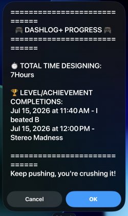 Screenshot for Apple Siri Shortcuts DashLog+ 2