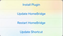 Screenshot for Apple Siri Shortcuts HomeBridge Control 1