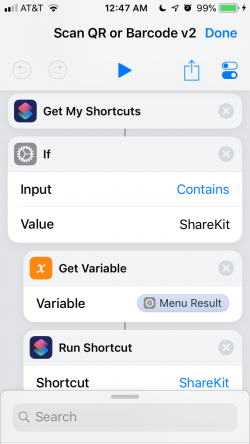 Screenshot for Apple Siri Shortcuts ShareKit 2