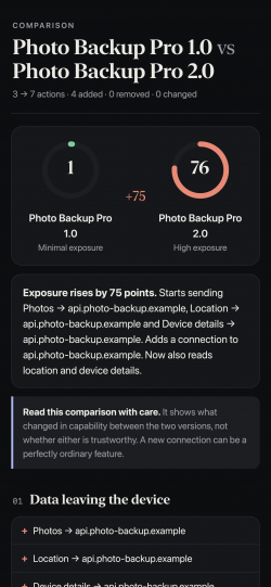Screenshot for Apple Siri Shortcuts Shortcut Inspect 6