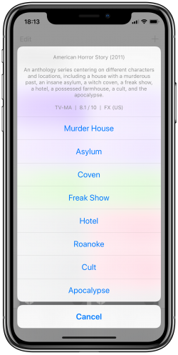 Screenshot for Apple Siri Shortcuts The Watchlist 4