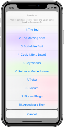 Screenshot for Apple Siri Shortcuts The Watchlist 5