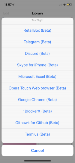 Screenshot for Apple Siri Shortcuts Tech Beta Finder 1