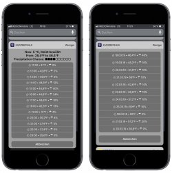 Screenshot for Apple Siri Shortcuts SmartForecast 1