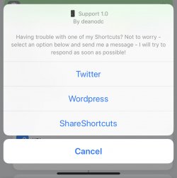 Screenshot for Apple Siri Shortcuts Support 1