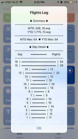 Screenshot for Apple Siri Shortcuts Flights Log 1