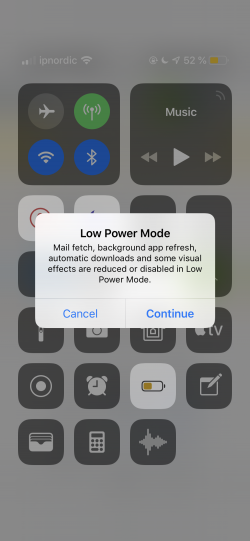 Screenshot for Apple Siri Shortcuts Save Power 4
