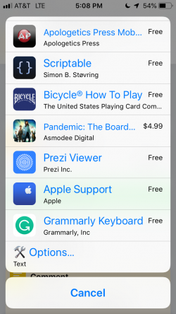 Screenshot for Apple Siri Shortcuts App Store Wish List 1